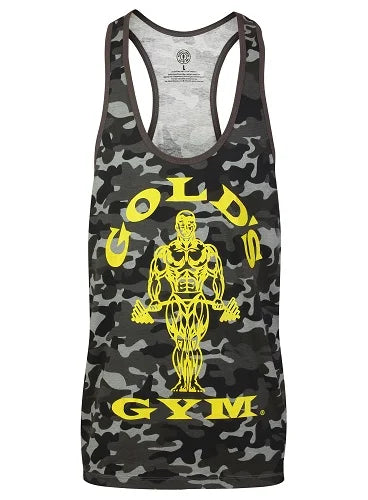 Gold´s Gym GGVST051 Muscle Joe Premium Tank Camo - black