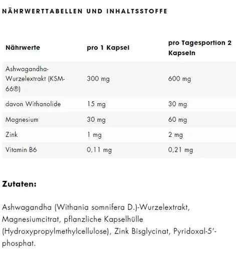 ESN Ashwa Pro 120 Kapseln